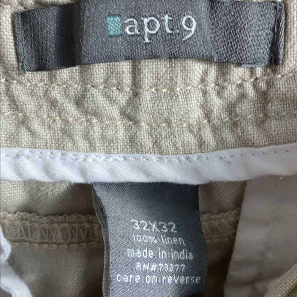 Women’s Apt. 9 100% Linen Pants - Picture 4 of 4